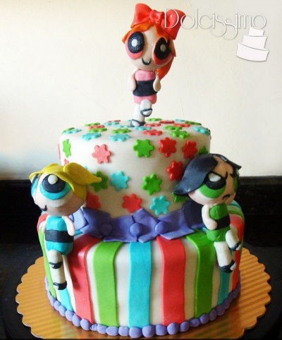 The Powerpuff Girls Cake