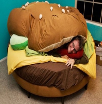 Burger bed sheet