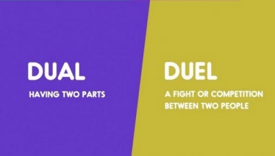 Dual vs. Duel