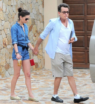 Charlie Sheen And Georgia Jones