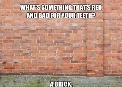 Something That's Red and Bad For Your Teeth?