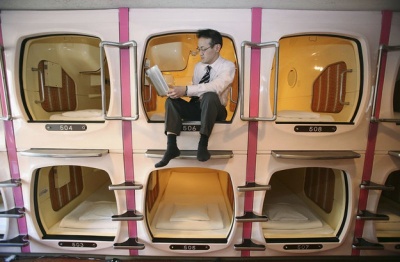 Japanese Capsule Hotels