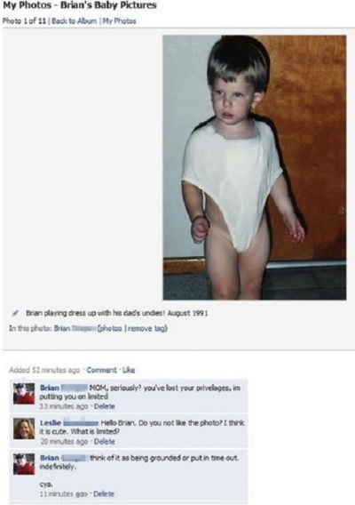 This Mom Who Shared His Son's Awkward Childhood Photo