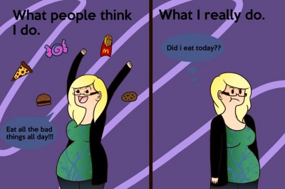 Eating is an issue
