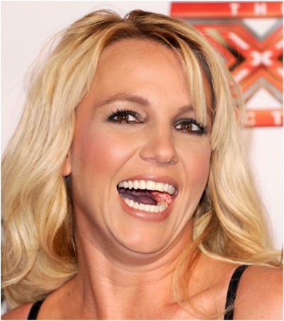 Britney Spears Used Gum