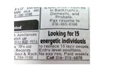 An honest ad