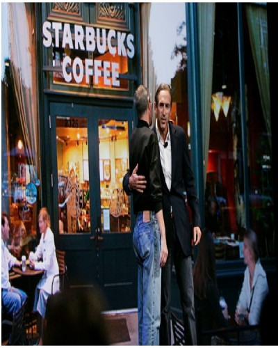 Steve Jobs at Starbucks