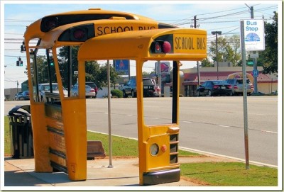 Bus stop..literally