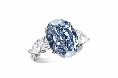 Ring: Chopard Blue Diamond $16.26 mill