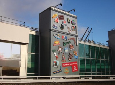 A big refrigerator