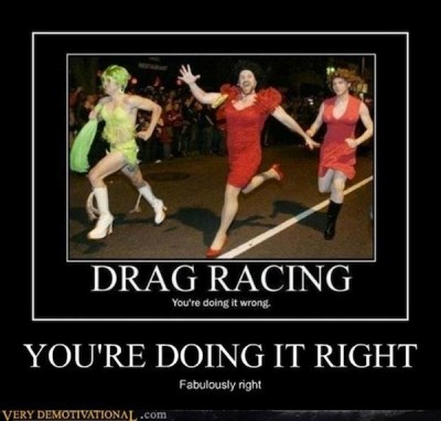 Drag racing..how to do it right