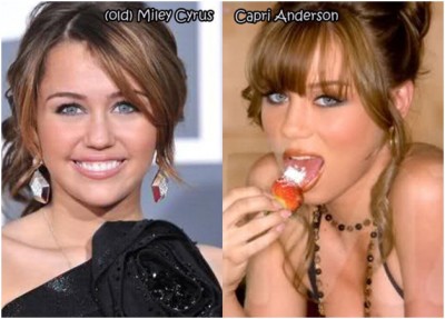 Pre-Twerk Miley Cyrus Vs. Capri Anderson