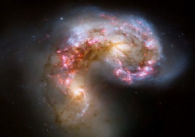 Colliding galaxies