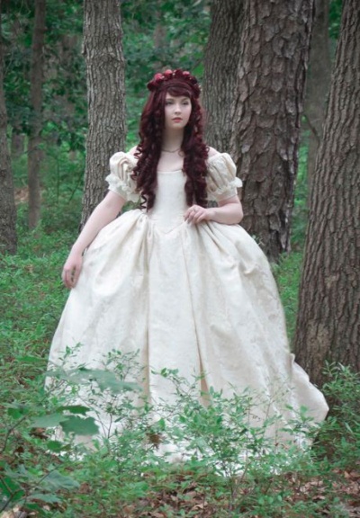 A Dress Made Based on 18th Century Fashion