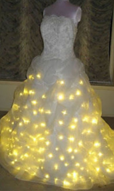 Glow in the Dark Wedding dress