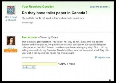 Do They Have Toilet Paper in Canada?