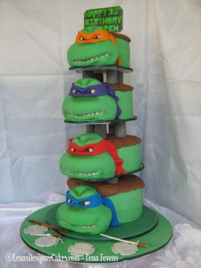 Teenage Mutant Ninja Turtles Cake