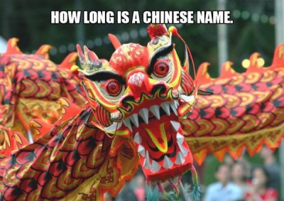 How Long is a Chinese Name