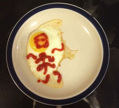 Halloween Fried Egg Recipe