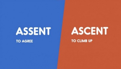 Assent vs. Ascent