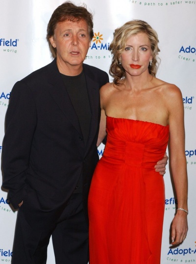 Paul McCartney and Heather Mills