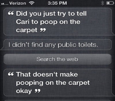 Bad Siri, Bad!