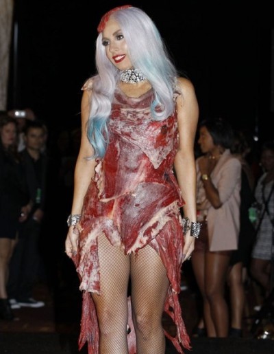 The infamous meat dress