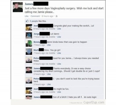 sex change prank