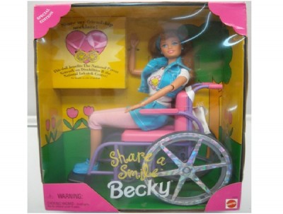 Becky -The Wheelchair Bound Barbie