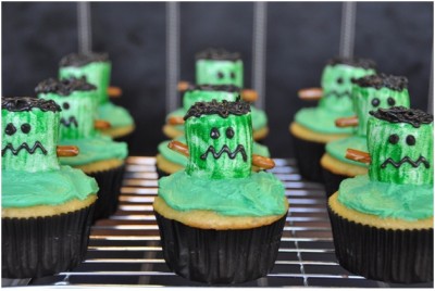 Frankenstein Cupcakes