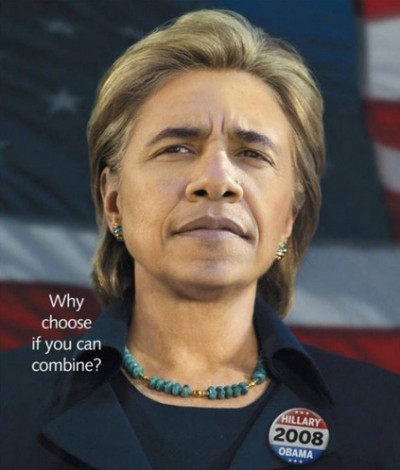 Barack Obama and Hillary Clinton