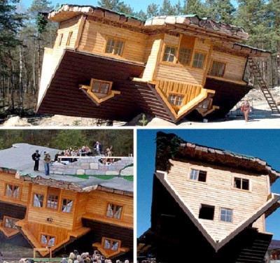 The Upside-Down House - Szymbark, Poland