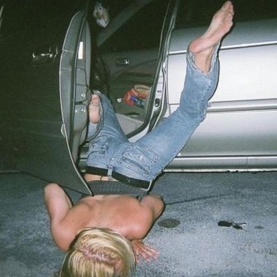 Faceplant on the road