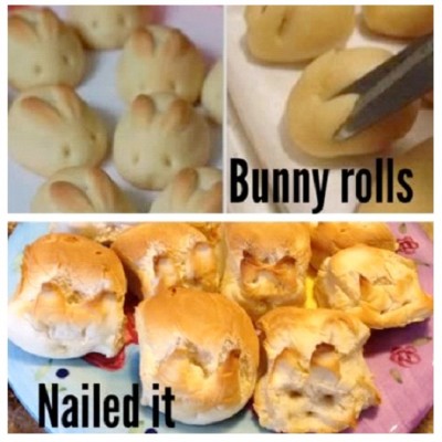 Bunny Roll Fail