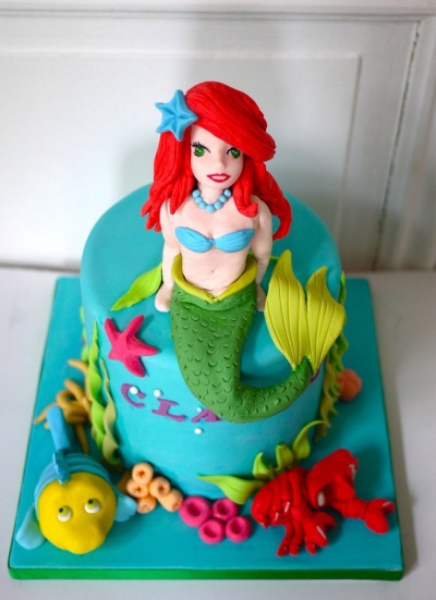 The Little Mermaid (Ariel) Cake