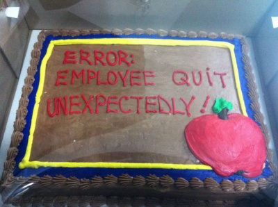 Gifted This Cake to HR Manager