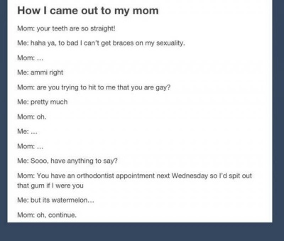 The Mom Who Hardly Cares about the Sexual Orientation