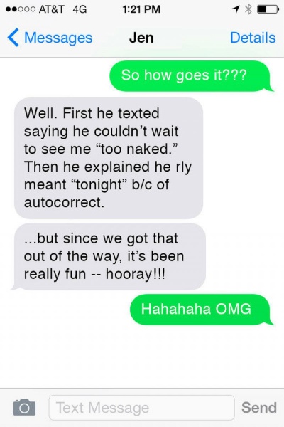 Blame it all on autocorrect, eh?