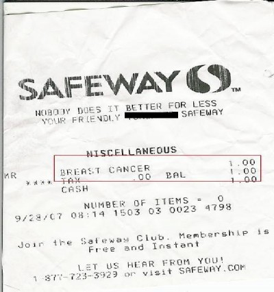 In a supermarket?