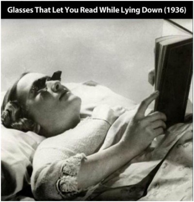 Glasses That Allow You to Read While Lying Down