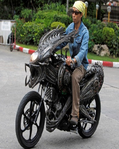 Alien motorcycle