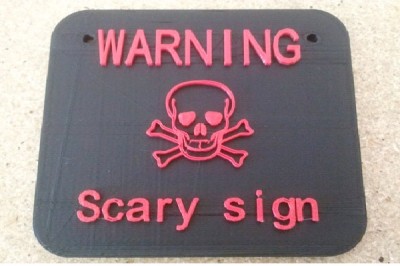 Scary Sign