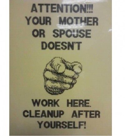 Clean Up After Yourself