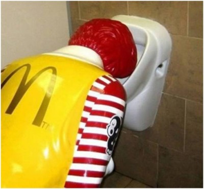 Ronald McDonald Binge Drinking