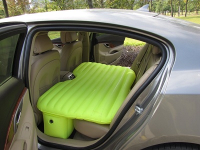Try this Inflatable Car Back Seat Bed Next Time