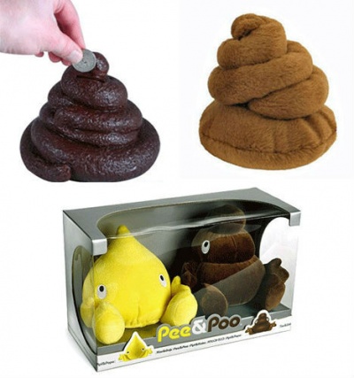 Meet Pee & Poo, The Plush Dolls