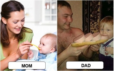 Meal Time - Mom vs. Dad