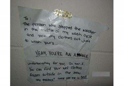 Laundry wars