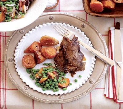 Roasted Gray Goose with Crispy Skin