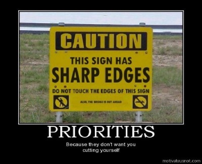 Be careful